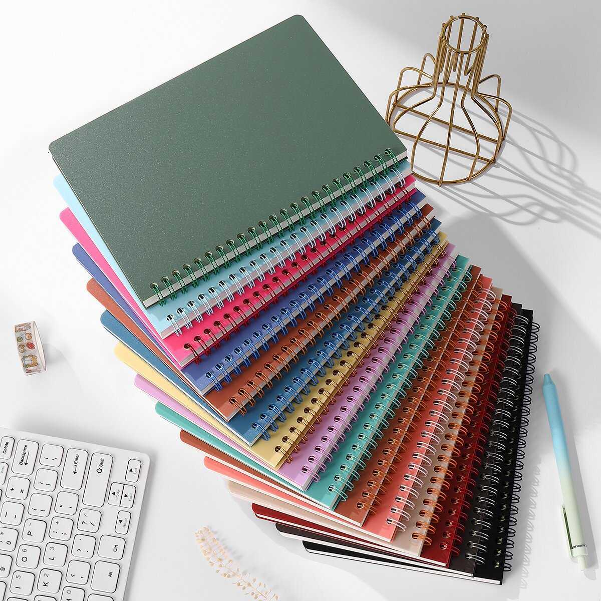 A5 best-selling model Xiyin spiral notebook with 80g thick paper cover for eye protection S260209