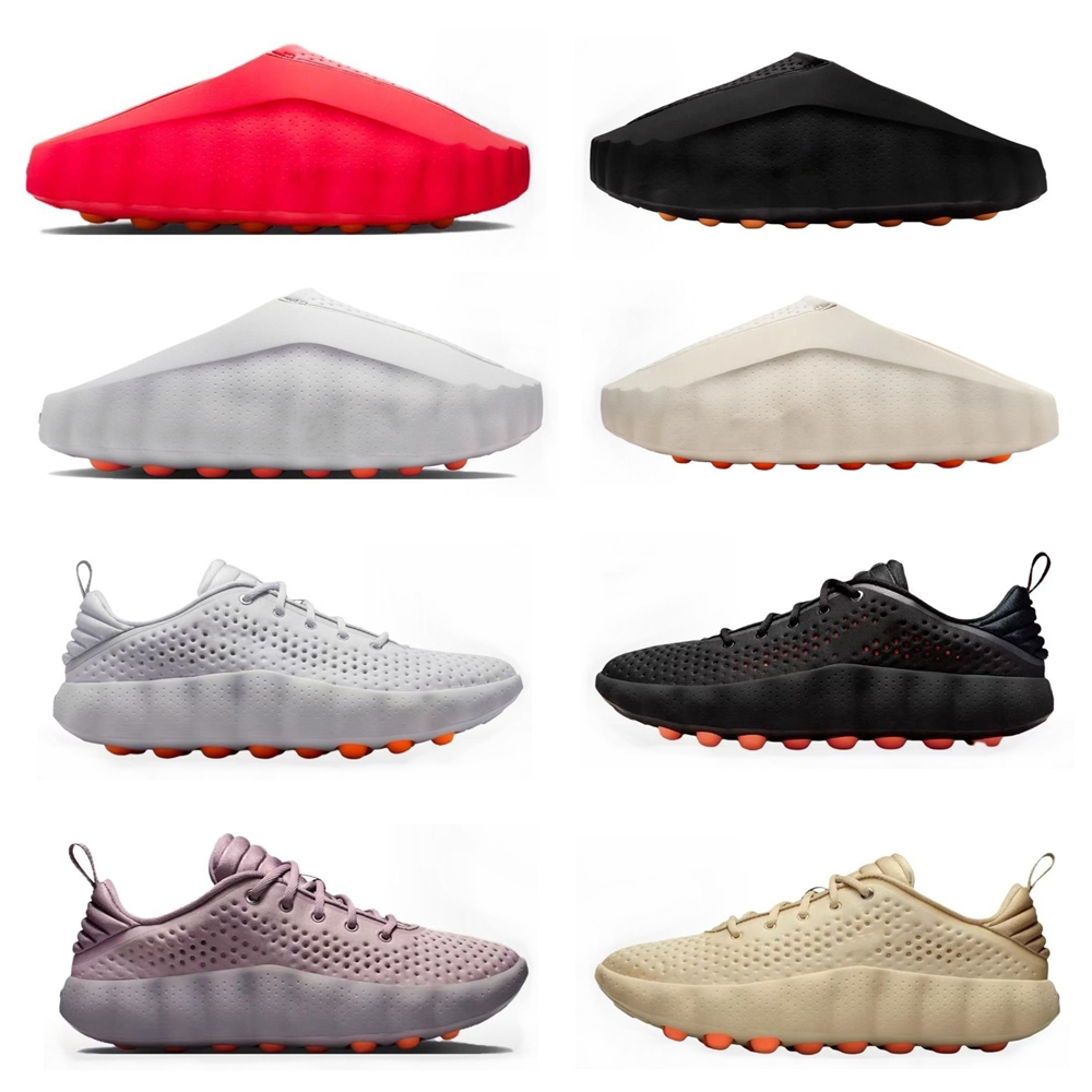 Desginer Mind 001 Slide Slides Mind001 Slippers Soft Rubber Tech Comfortable Sandals Mules Clog Black Red Bone Light Smoke Grey Men Women Summer Shoes