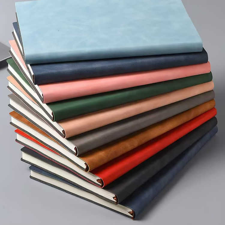 Business soft leather A5 imitation leather PU office sheepskin notebook customizable notepad S260209