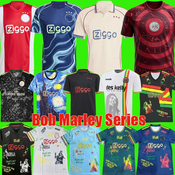 AFC Amsterdam Soccer Jersey 25 26 27 ajax jersey Retro Kits maillot football shirts men Kids bob marley Goalkeeper pre match uniform football shirt kit