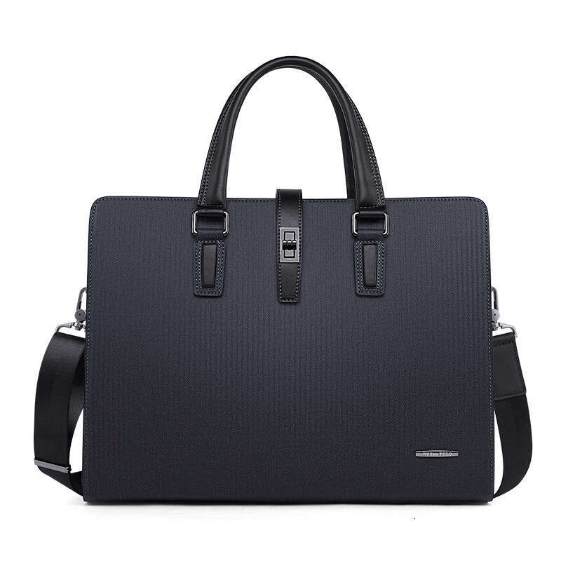 Luxury Shoulder Bags Totes Hobo Empire Paul Brand Men S Briefcase Inch Laptop Genuine Leather Conference Bag Durable Two Layer Cowhide Handbag SENYY