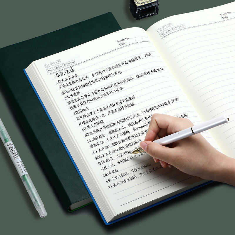 Super thick notebook for college students A5 leather cover ins-style journal A4 diary high aesthetic value stationery S260209