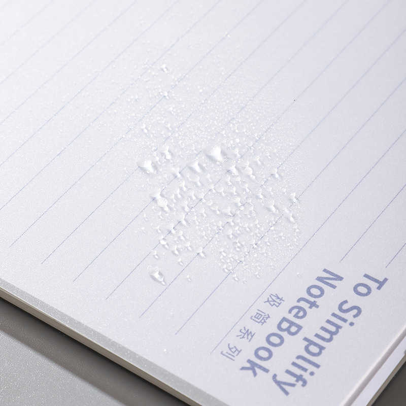 Coil-bound A5 simple transparent lined grid blank notebook B5 for students thickened side-flip PP notebook S260209