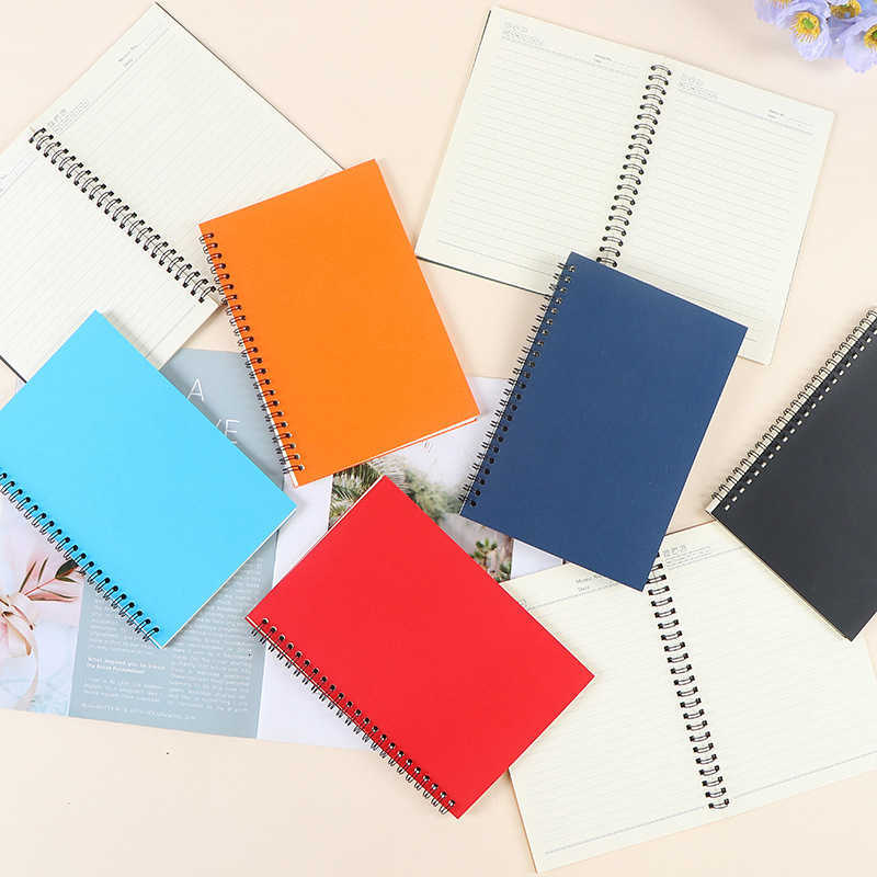 Coil-bound A5 thickened business office meeting record notebook notepad S260209
