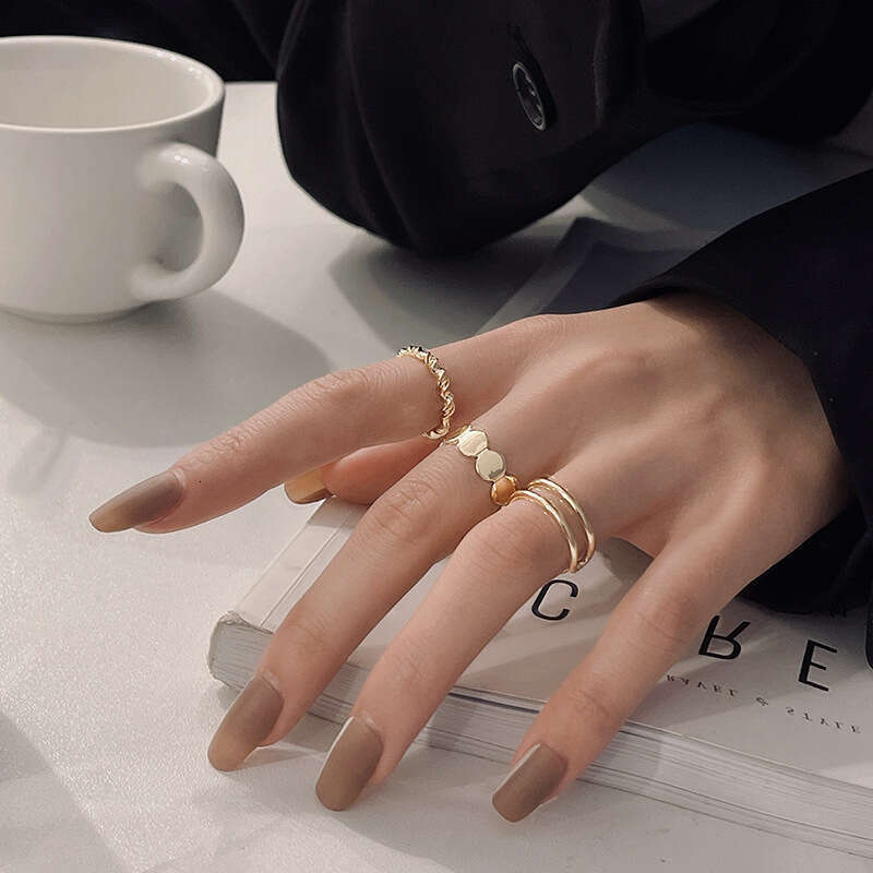 Ring Korean Style Cubic Zirconia Heart Design Light Luxury Adjustable Band for Daily Wear and Special Occasion Gift High Quality Texture