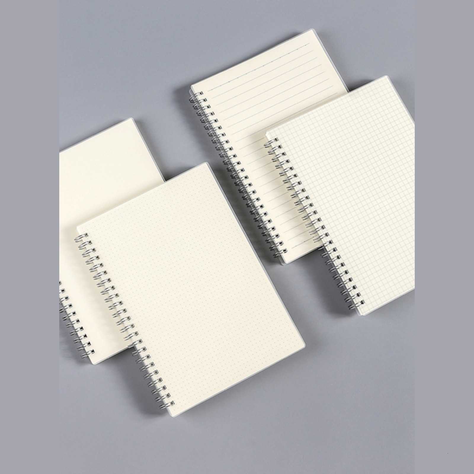 PP Spiral Notebook Student A5 Lined Simple College Student Notebook Thickened Grid B5 Strap Memo Blank Notebook S260209
