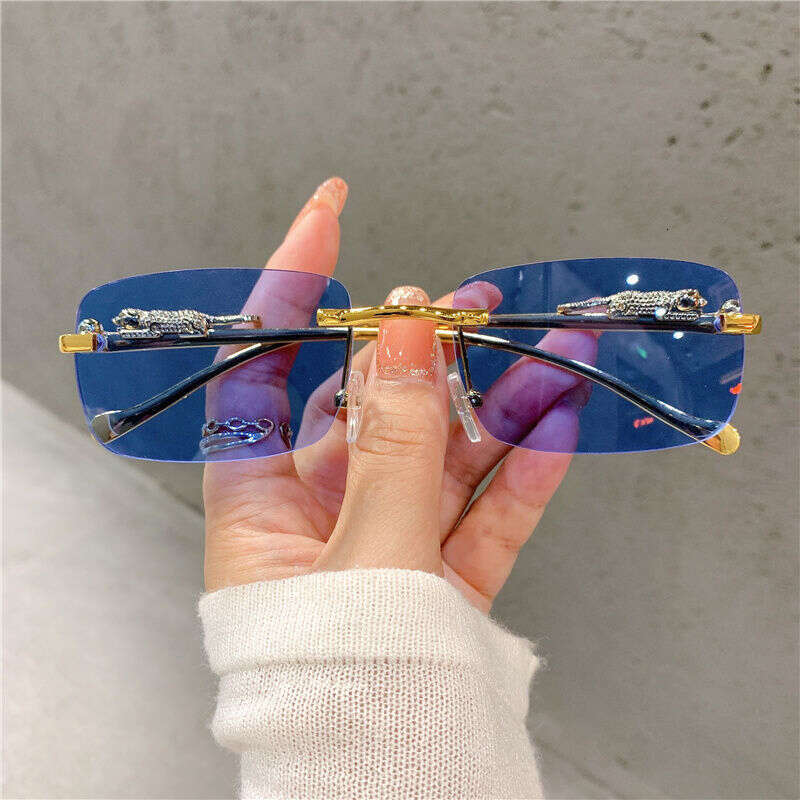 Multi-color frameless sunglasses Rainbow series lenses Suitable for party and street photography