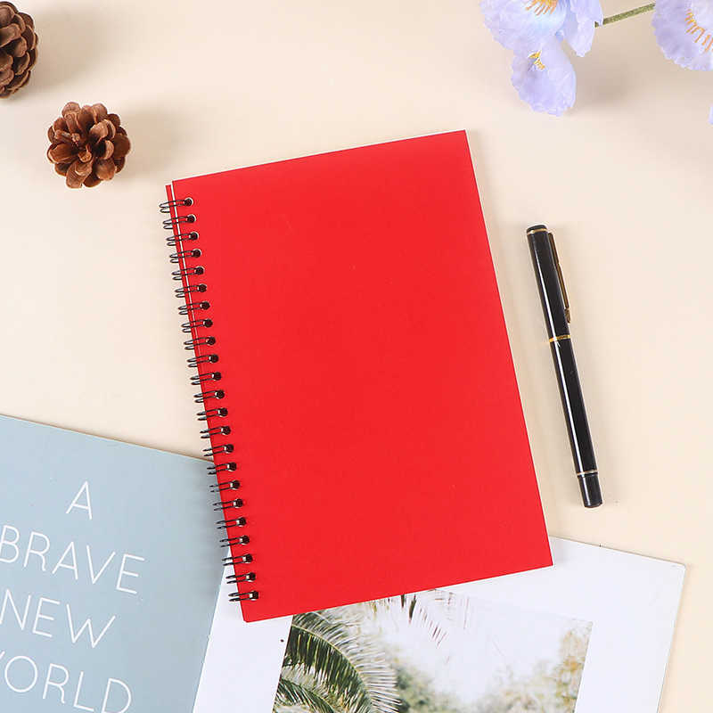 Coil-bound A5 thickened business office meeting record notebook notepad S260209