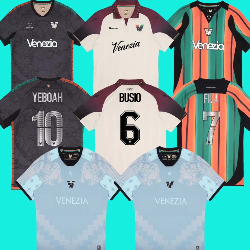 25 26 Venezia Gold soccer Jerseys FC 2025 Black jersey football shirt Jersey de Venezia goalkeeper maglie calcio Special fourth