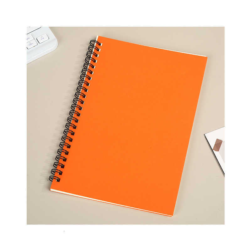 A5 colored spiral notebook can be printed with creative notes suitable for business notes and journaling S260209