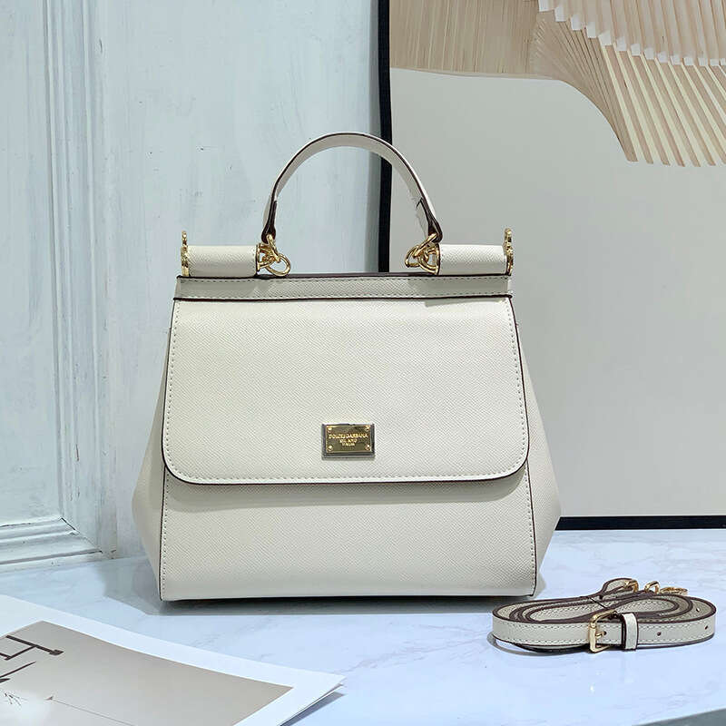 Luxury Shoulder Bags New Sicily Miss Series Palm Print Simple Versatile Single Crossbody Handbag Fashion Commuter Banquet Women S Bag SENYY