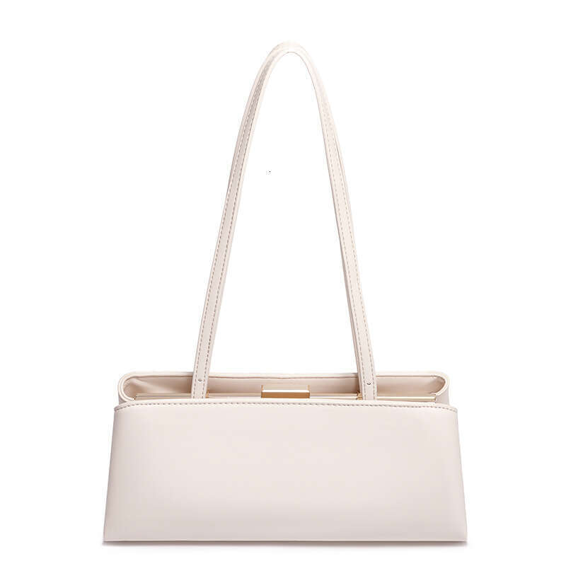 Totebag Shoulder ROSE NOIRE Live Streaming Hot Item Underarm Retro Simple Clip Women Trendy New Handbag Korean Style Baguette Bag