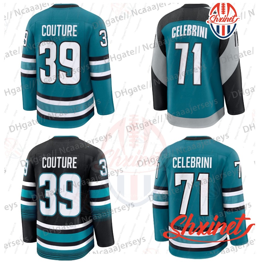 San Jose Macklin Celebrini Shark 2026 Hockey Jersey Logan Couture Mikael Granlund Will Smith Grundstrom Ferraro Marc-Edouard Vlasic Blackwood