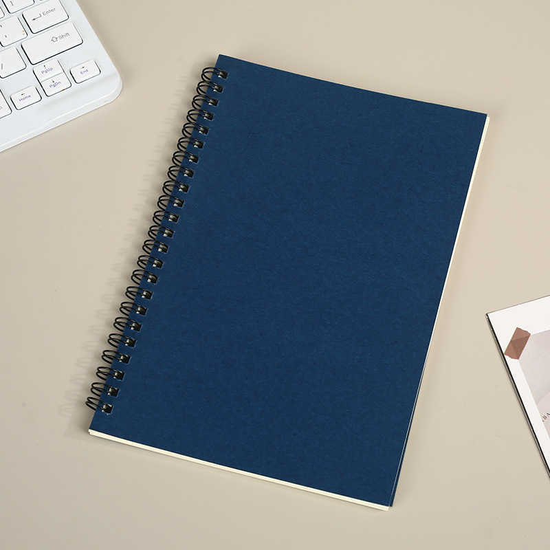 A5 colored spiral notebook can be printed with creative notes suitable for business notes and journaling S260209