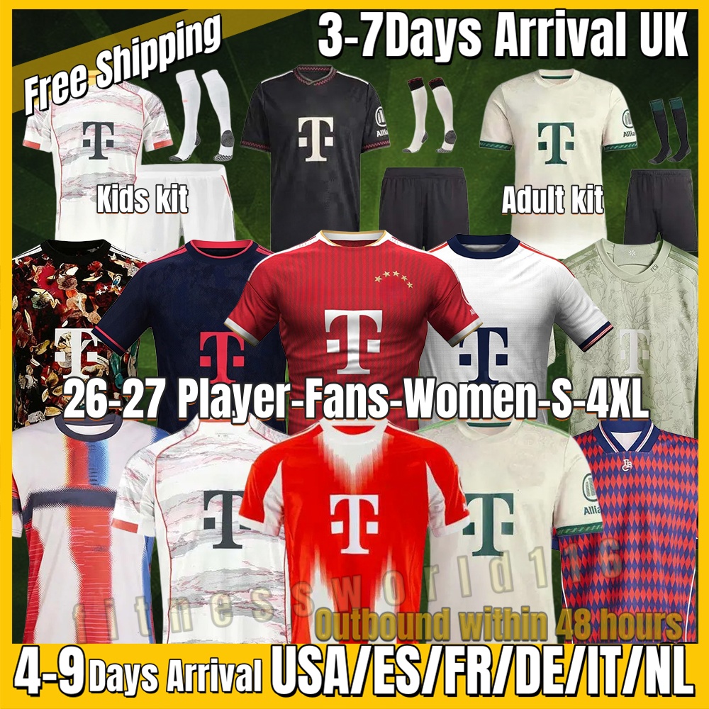 xxxl 4xl Bayerns 26 27 GORETZKA KANE football jersey KANE 125th 25 26 27 Oktoberfest MUSIALA OLISE COMAN KIMMICH SANE MULLER bayernmunich kids Kit Football shirt S-4XL