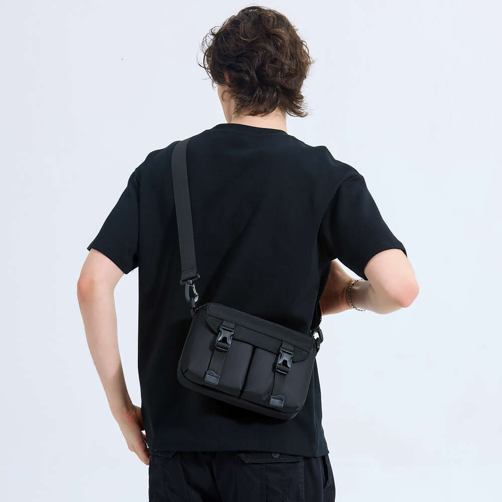 Ballistic Nylon Crossbody Black Casual Shoulder Men S Japanese Style Messenger Horizontal Square Functional Bag High Quality Luxury Bag