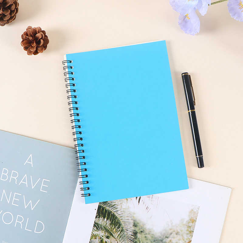 Coil-bound A5 thickened business office meeting record notebook notepad S260209