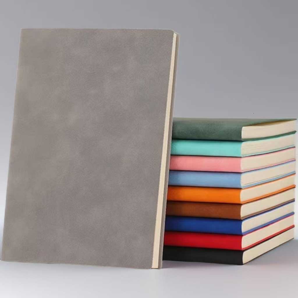 Business soft leather A5 imitation leather PU office sheepskin notebook customizable notepad S260209