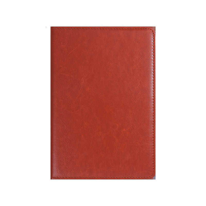 Thickened oil wax cowhide textured A5 soft leather notebook business meeting record book B5 notepad S260209