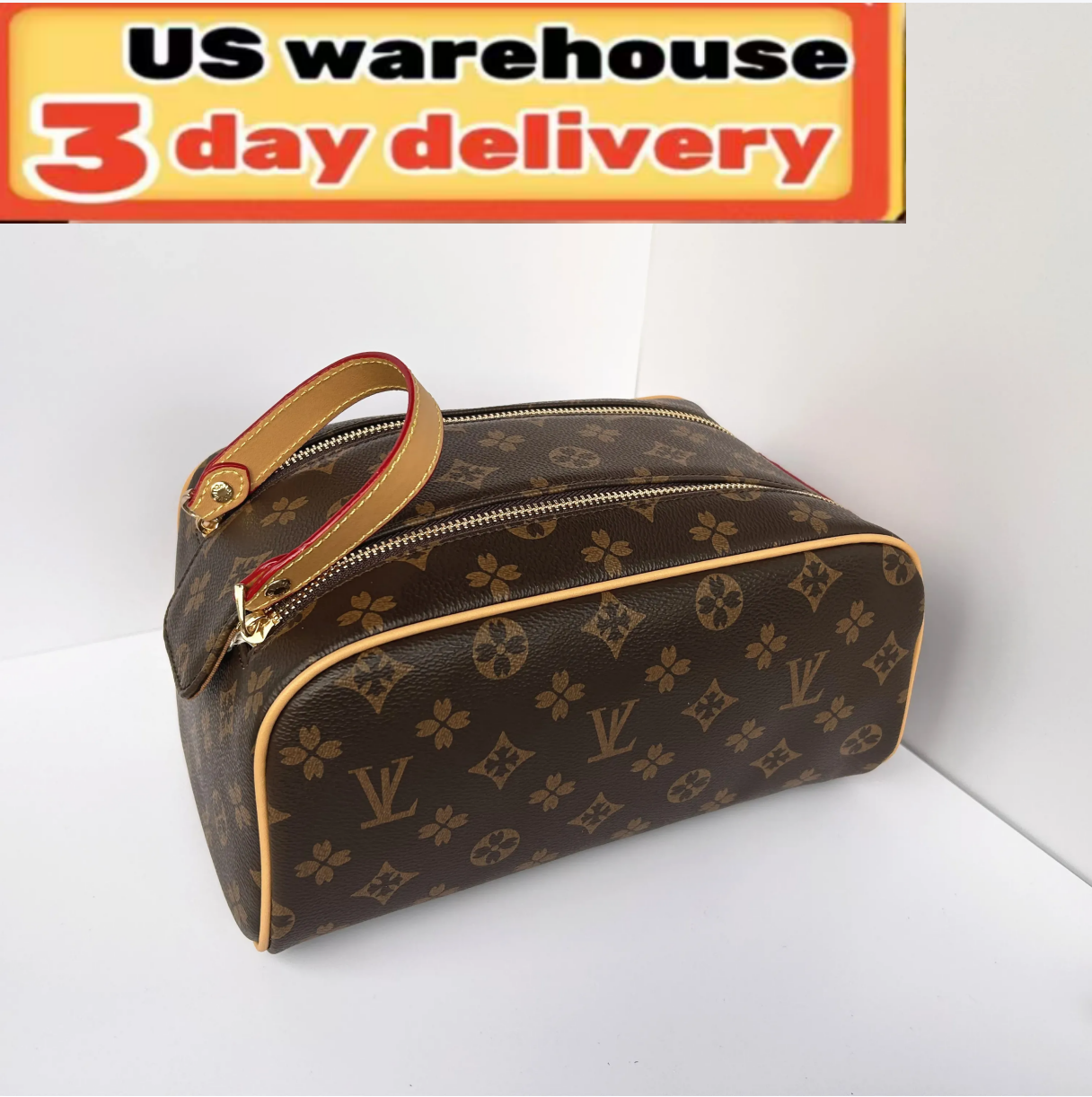 Double zipper men travelling toilet bag designer women wash large capacity cosmetic bags toiletry Pouch makeup bags