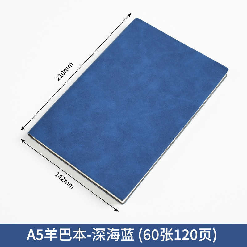 A5 Notebook for Business Office and Gift Giving Thickened Soft Leather High Aesthetic Value with Clasp Gift Box Set S260209