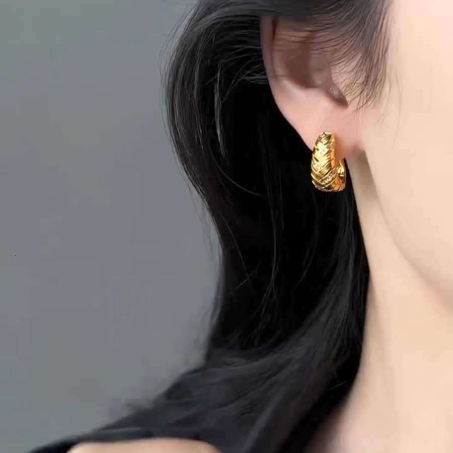 Wheat Earring French Vintage Diamond Design Fashion Jewelry Versatile Everyday Earrings