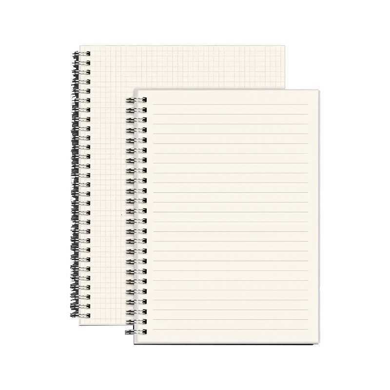 B5 Notebook A5 Large Grid Lined Blank Notepad for High School and College Students Coil-bound Loose-leaf Notebook S260209