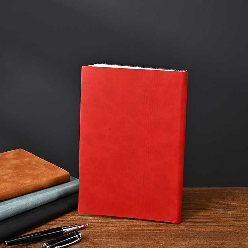 Wenzhou Sheepskin Business Notebook A5 Thick Notebook High Aesthetic Horizontal Line Office Meeting Journal S260209
