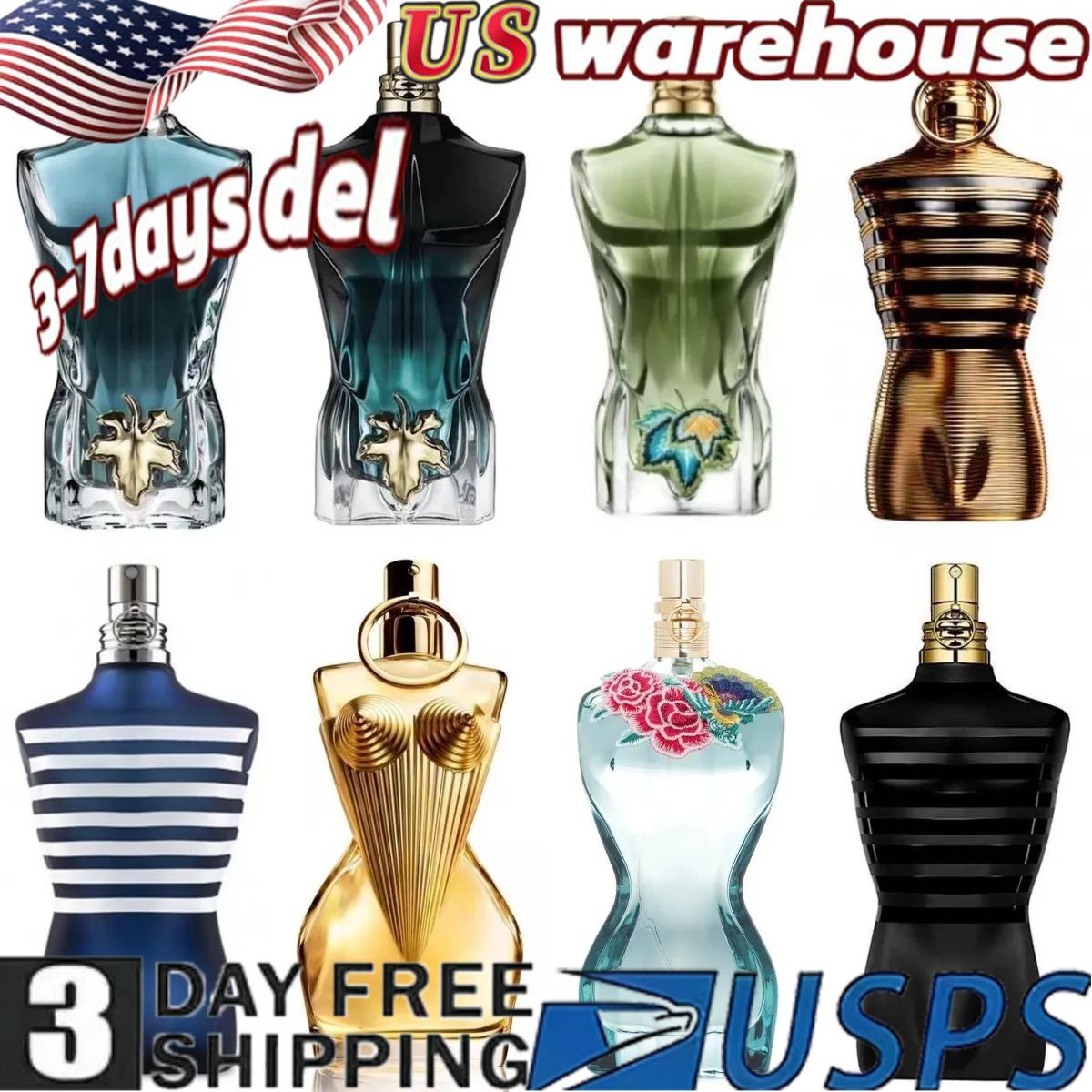 High Quality USA 3-6 days delivery Mens Cologne JPG Le Beau Man Perfume Fragrance 125ml Long Lasting Smell Aftershave Deodorant Body Spray Bestselling JPG Cologne