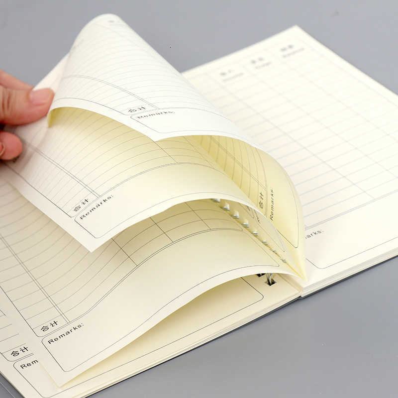 Bookkeeping Manual Cash Journal Daily Running Book Family Financial Notebook Daily Expenditure Sub ledger S260209