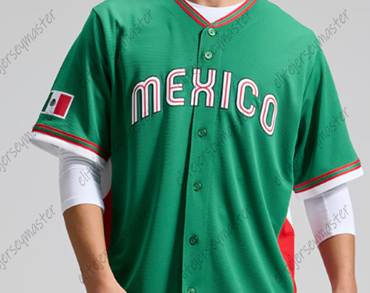 Jarren Duran Joseph Ortiz Personalized Custom 2026 WBC Baseball Jersey Randy Arozarena Alejandro Kirk Rowdy Tellez Alek Thomas Jonathan Aranda Taijuan Walker