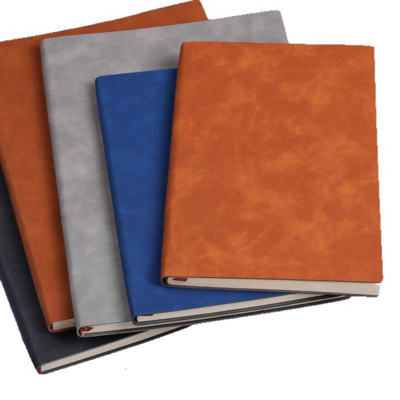 A5 Sheepskin Notebook PU Leather Business Simple B5 Soft Leather Journal Study Supplies Notebook S260209