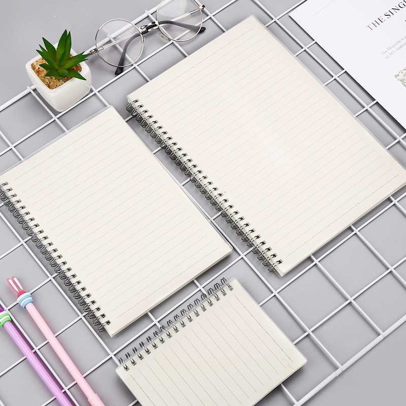 Simple coil notebook matte large size thickened suitable for students A5/B5 office stationery notebook notepad S260209