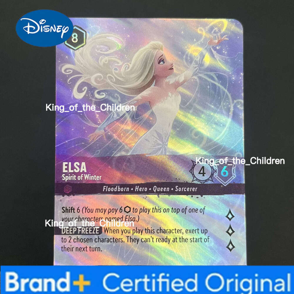 Disney The First Chapter elsa mickey mouse maui belle stitch tinker bell Enchanted English Lorcana proxy card tcg H260210