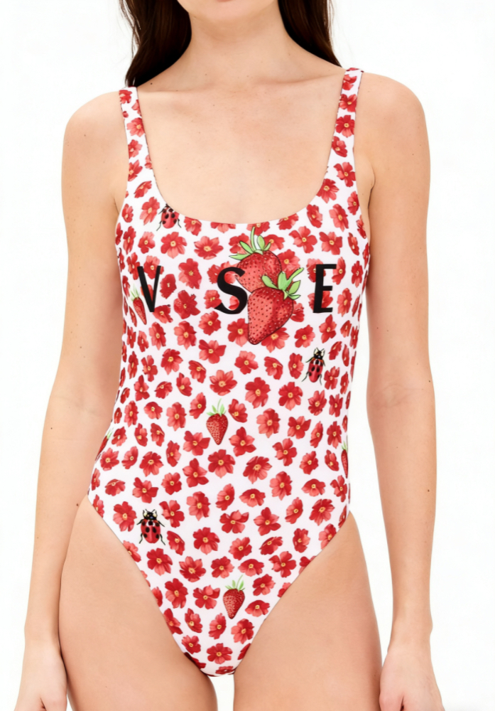 Luxury Designer One Piece Swimsuits Women 2026 Classic Letter Print | High-Cut Leg | Quick-Dry Bathing Suits Beachwear | Size S-XL