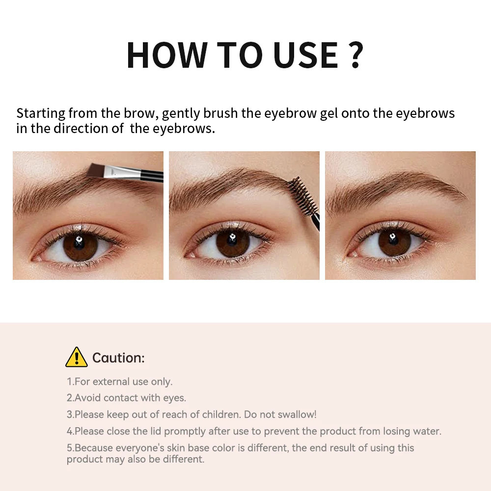 6 Colors Long-lasting Eyebrow Enhancers Makeup Waterproof 3D Natural Eye Brow Pomade Eyebrow Gel With Brush Professional Makeup 260126
