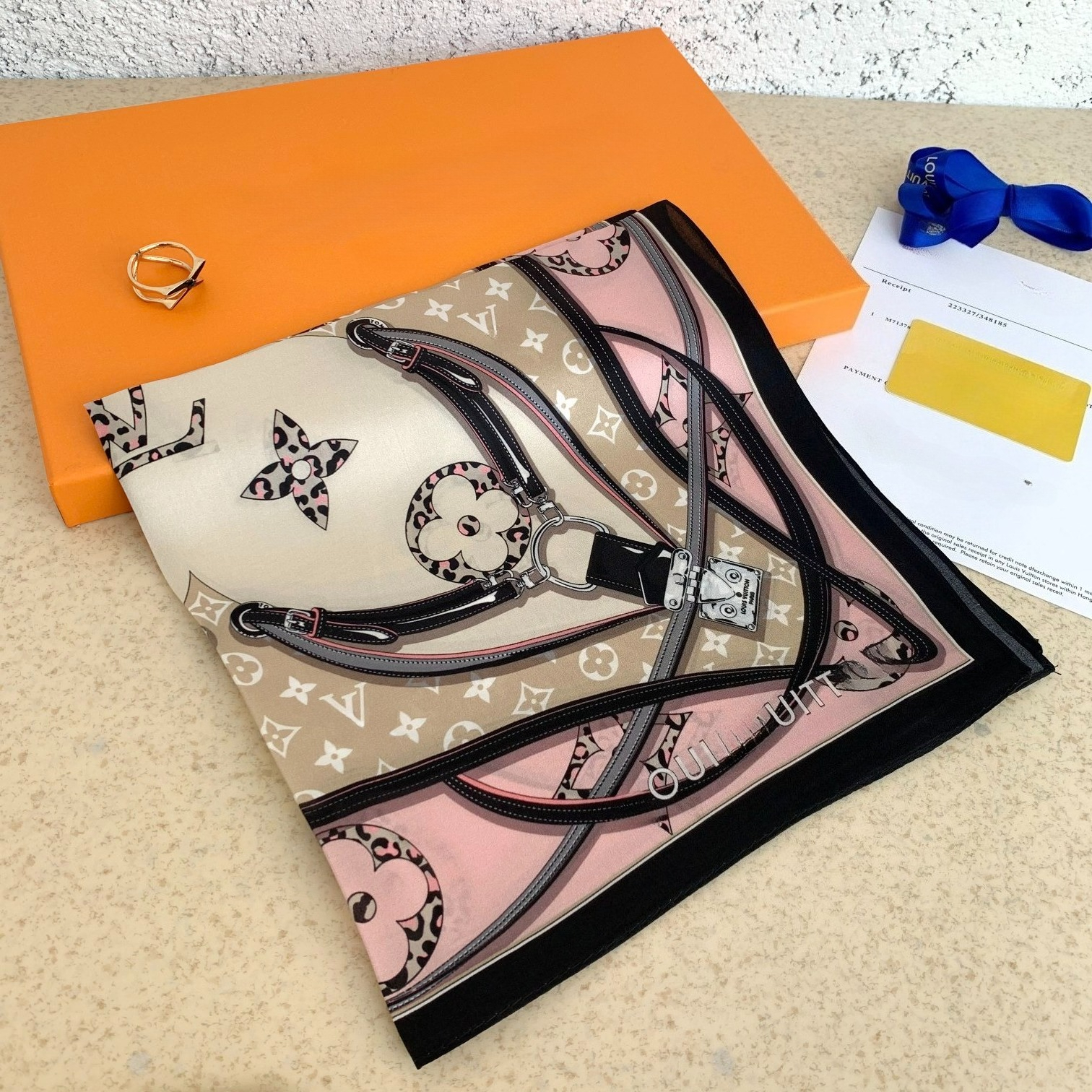 Print 53cm 100% Silk Square Scarf for Women Soft Kerchief Hairband Female Headband Hijab Fashion Decoration Shawl Bandana