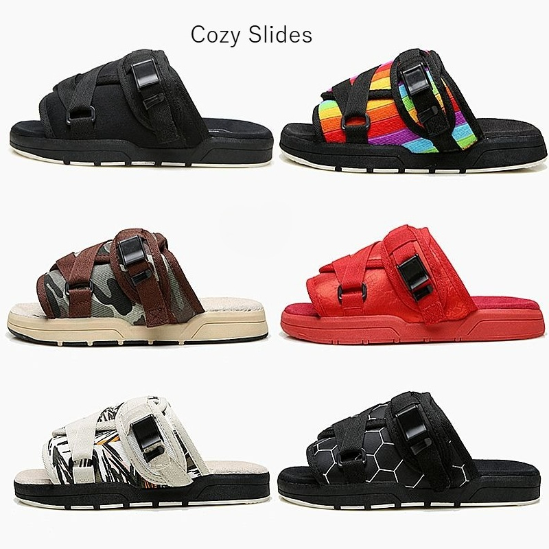 Vintage Slide Flip Flops Men Slides Multicolor Femme Casual Sandals Designer Cozy Unisex Summer Beach Fashion Shoes Flat Slipper Gothic