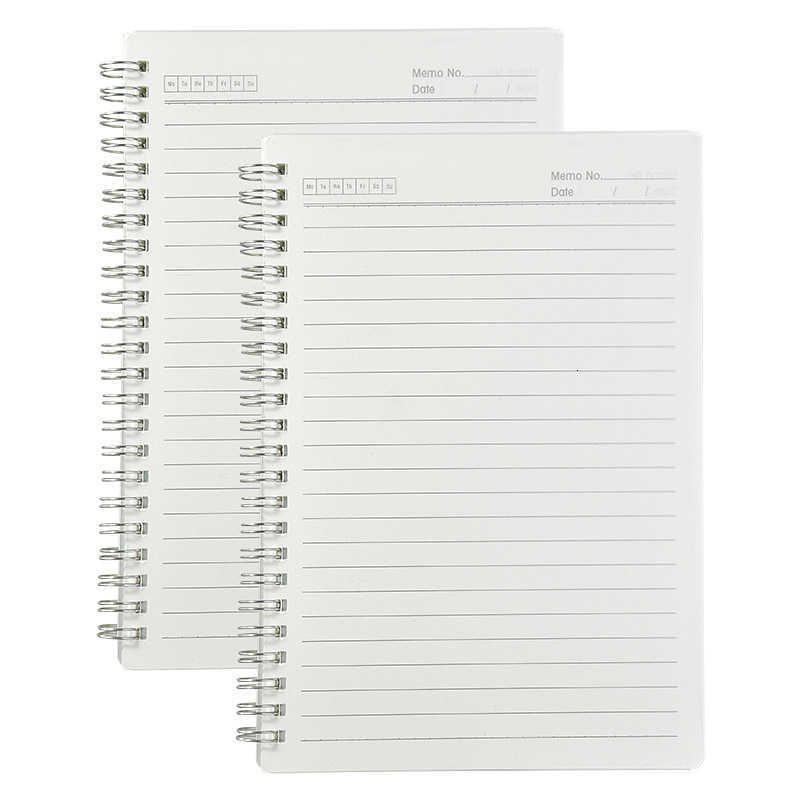 B5 notebook A5 loose-leaf notebook frosted PP spiral notebook notepad blank notebook small creative notebook S260209