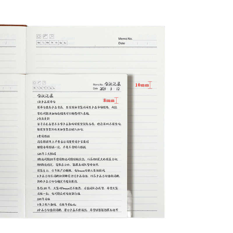 Super thick notebook for college students A5 leather cover ins-style journal A4 diary high aesthetic value stationery S260209