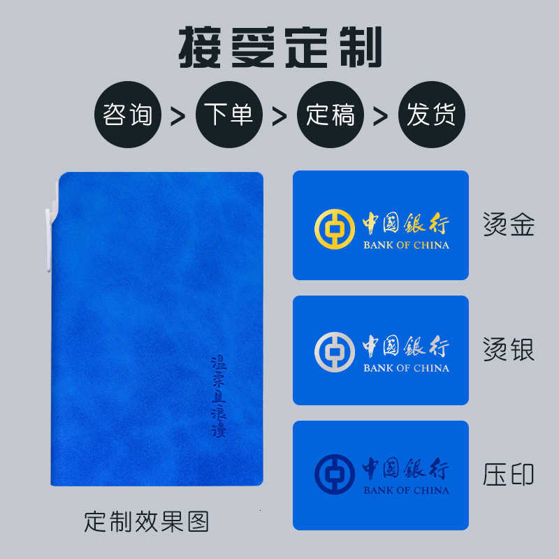 Notebook Business A7 Pocket Notebook Portable Record Book with Optional Pattern Addition S260209