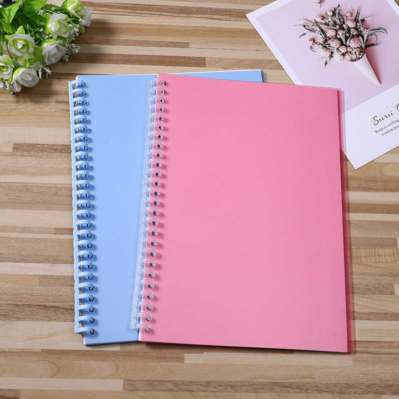 Stylish and elegant art paper notebook loose-leaf release paper notebook B5 spiral release paper notebook tape notebook notepad S260209