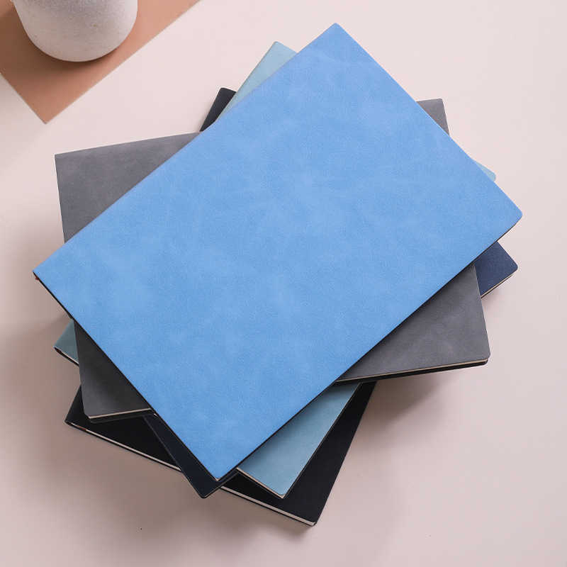 A5 Business Office Notebook Soft Leather Thickened Notepad Diary Gift Box Set S260209
