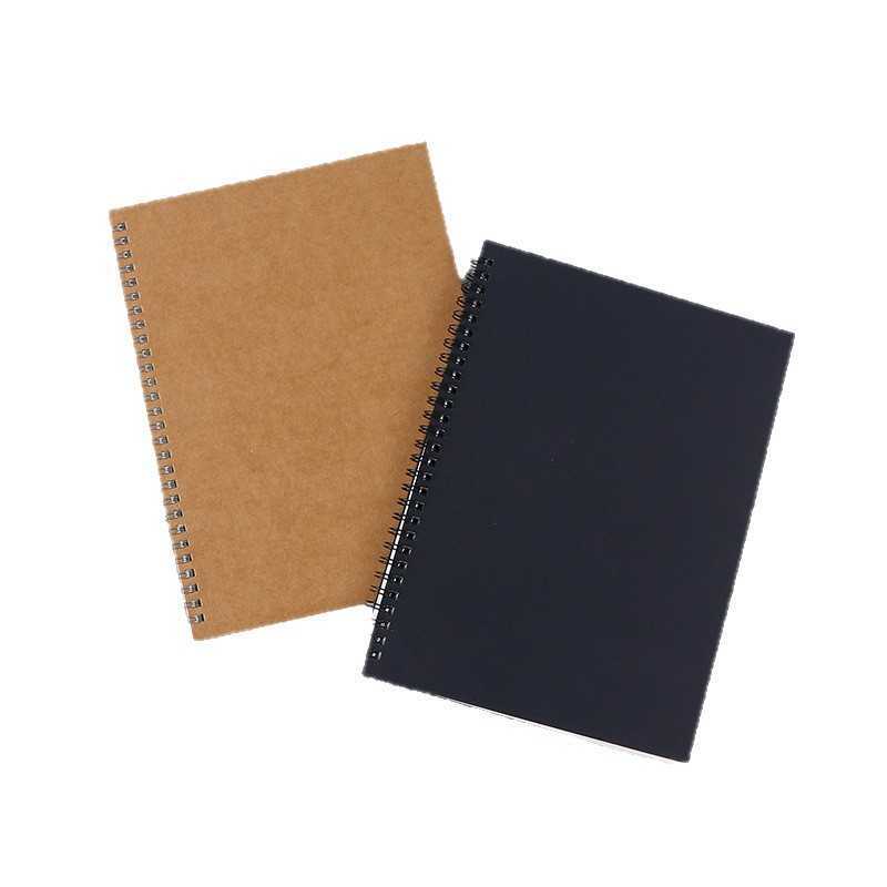 Blank coil notebook small notepad comfortable to hold large refillable loose-leaf notebook with coil binding S260209