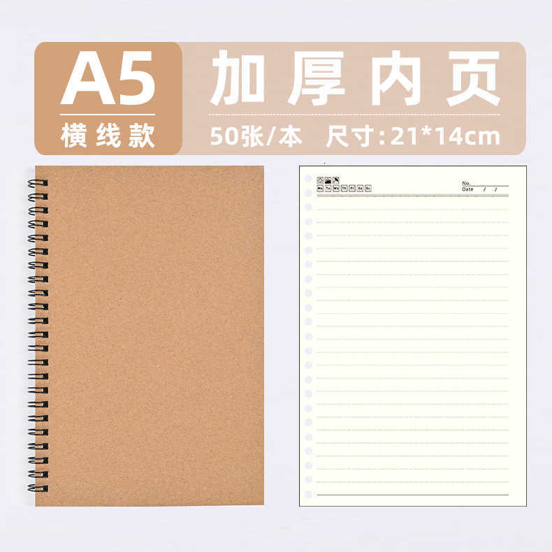 A5 Business Spiral Notebook Customized Office Thickened 32k Coil Notebook S260209
