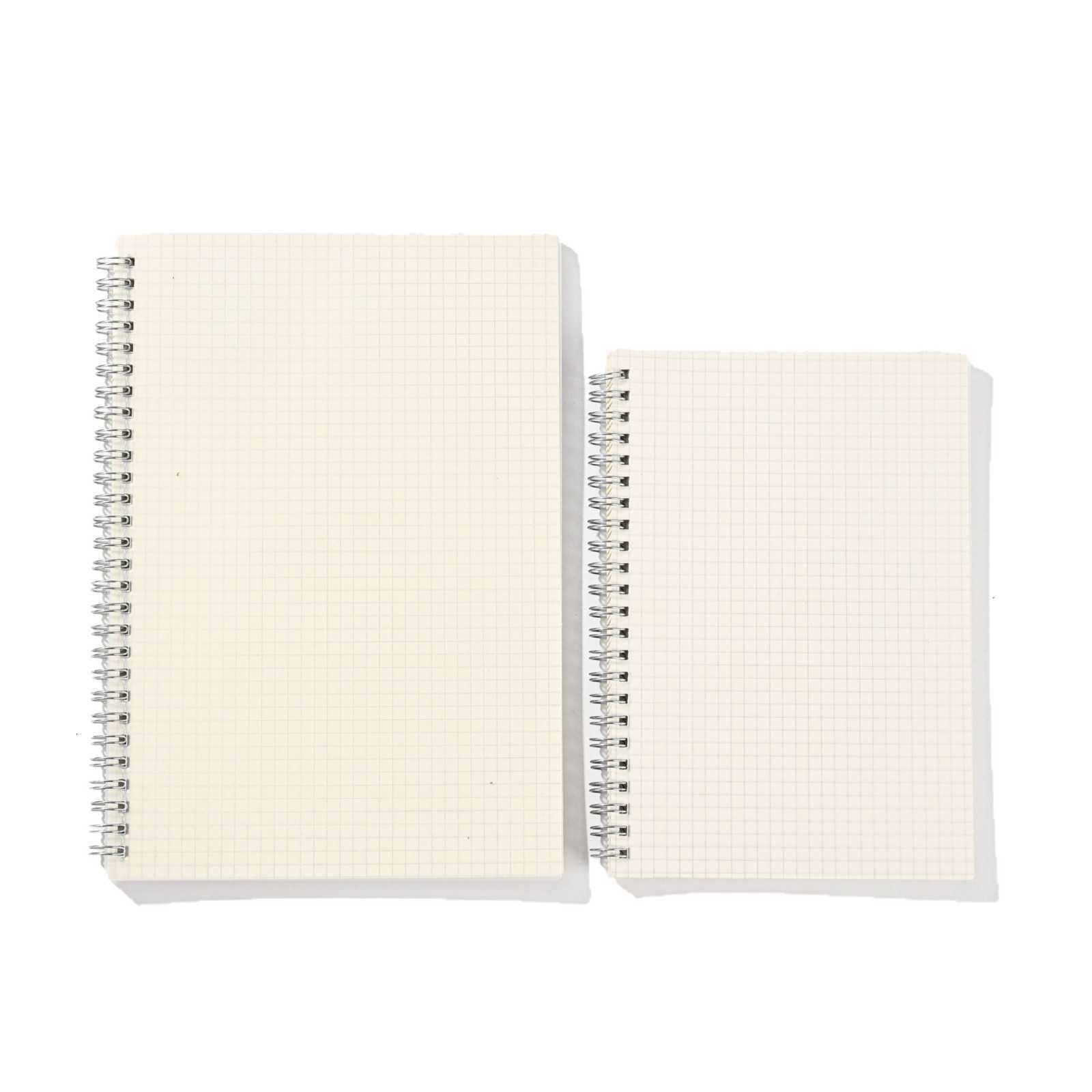 Transparent frosted spiral notebook A5 lined notebook blank notebook simple B5 notebook S260209