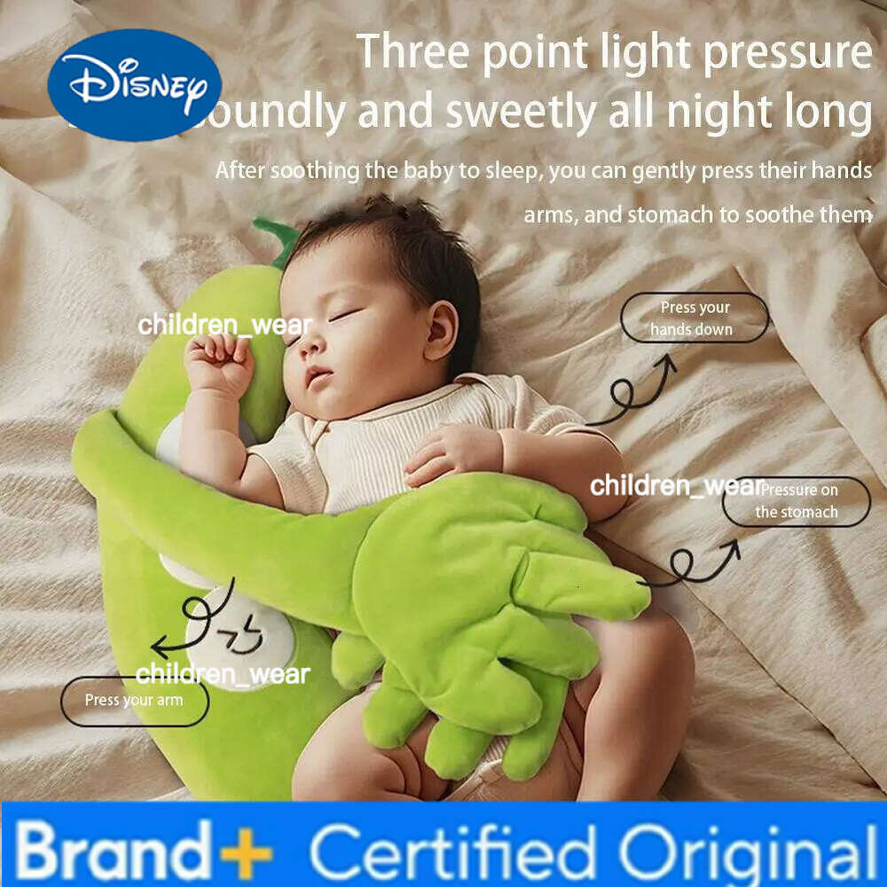 Disney Baby Soothing Palm Pillow with Heartbeat Sound - Anti-Startle Sleep Aid Toy that Simulates Hugging & Back Patting H260210