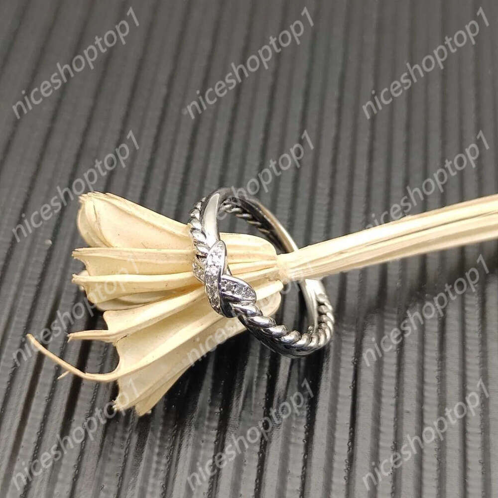 Designer David Jewelry Yurmon Yourman new TrenSeiko 22mm Single Button Threaded Diamond x Ring Size Us 6-9 486