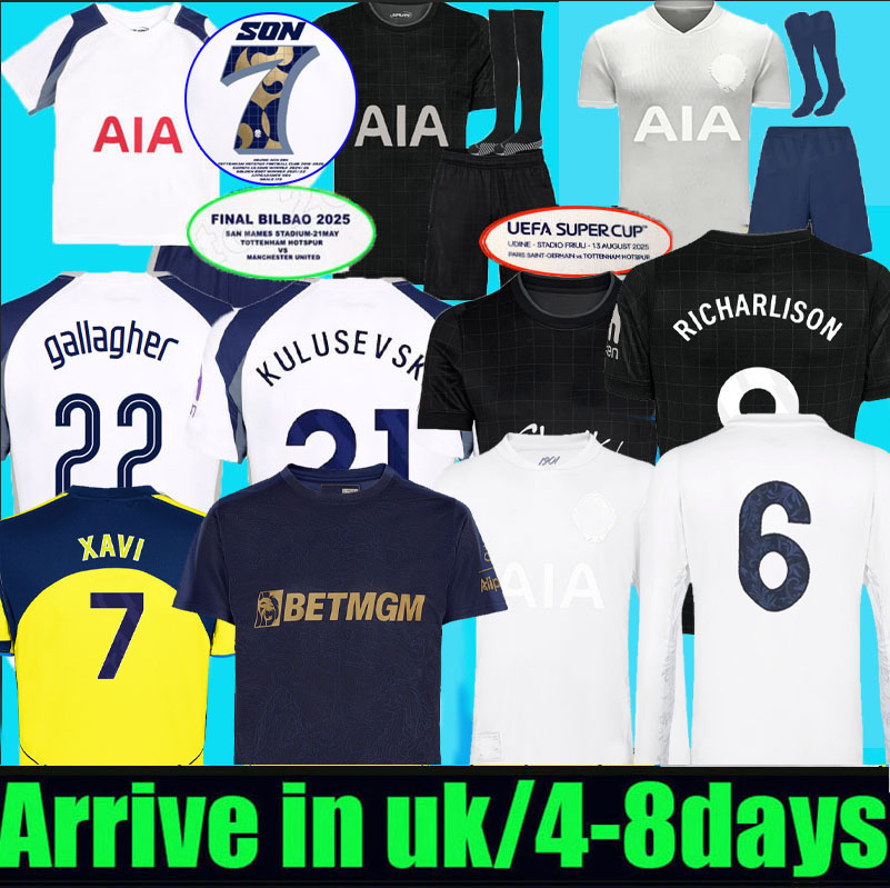 25 26 GALLAGHER XAVI RICHARLISON Soccer Jerseys 1901 special edition retro KOLO MUANI Kudus 2025 2026 J.PALHINHA Football shirt VICARIO KULUSEVSKI Men KIDS kit