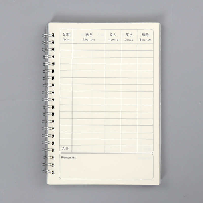 Bookkeeping Manual Cash Journal Daily Running Book Family Financial Notebook Daily Expenditure Sub ledger S260209